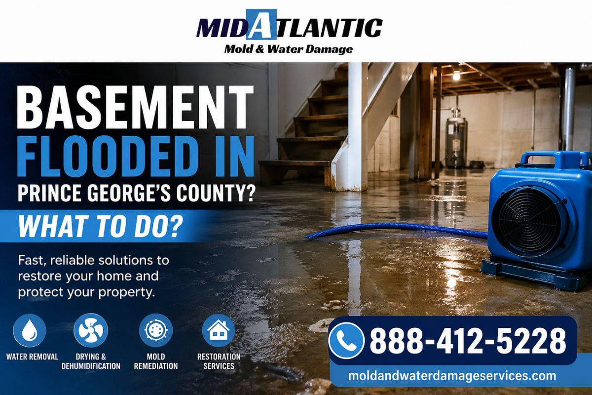 Professional house flooding clean up company providing basement flood cleanup and water damage restoration services.